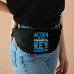 Load image into Gallery viewer, Action is the Fundamental Key to All Success Fanny Pack
