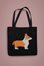 Load image into Gallery viewer, Side Corgi Tote Bag
