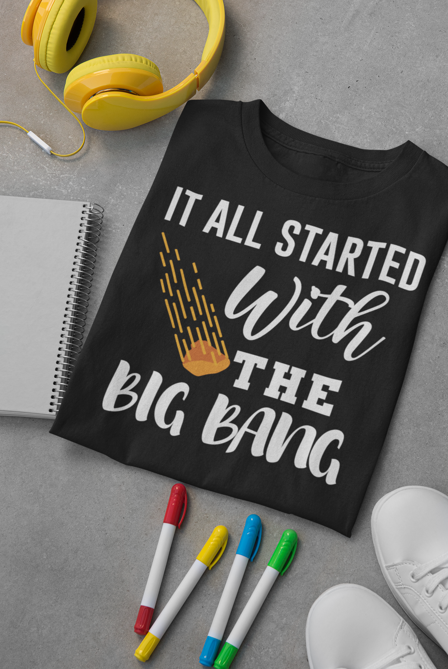 It All Started With The Big Bang Short-Sleeve Unisex T-Shirt