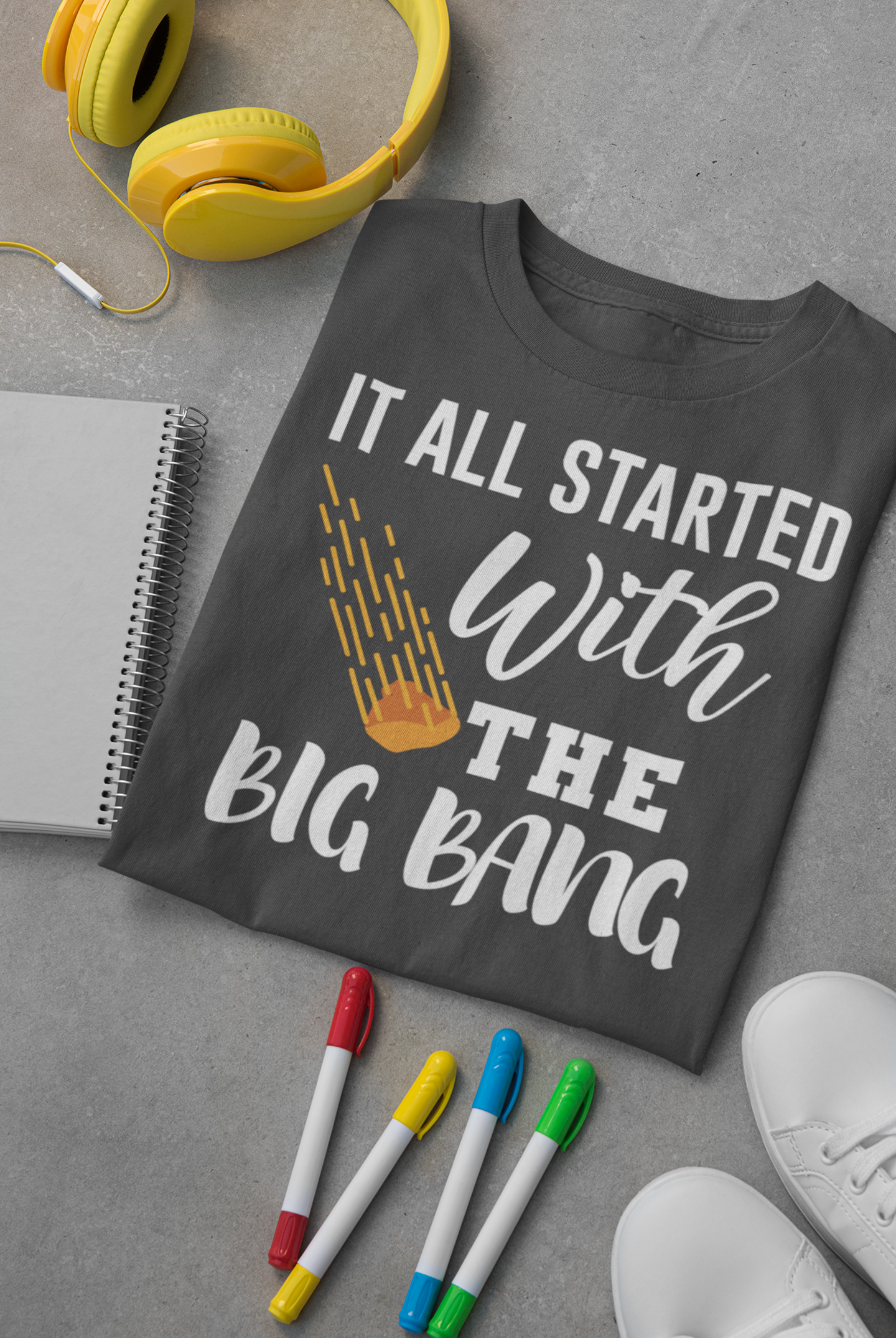 It All Started With The Big Bang Short-Sleeve Unisex T-Shirt