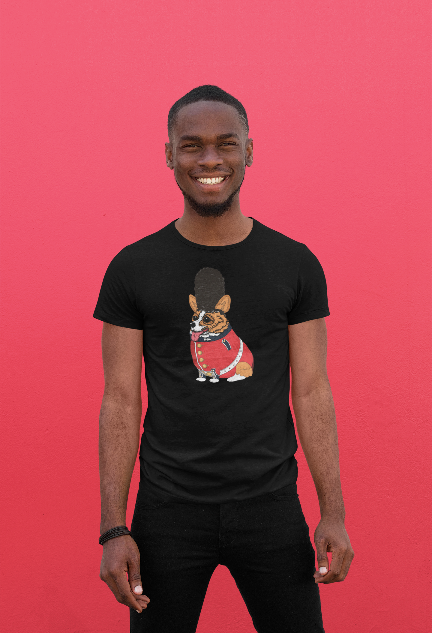 Corgi At Service Short-Sleeve Unisex T-Shirt