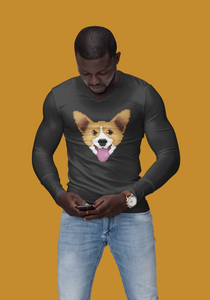 Pixelated Corgi Short-Sleeve Unisex T-Shirt