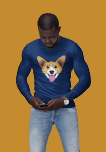 Pixelated Corgi Short-Sleeve Unisex T-Shirt