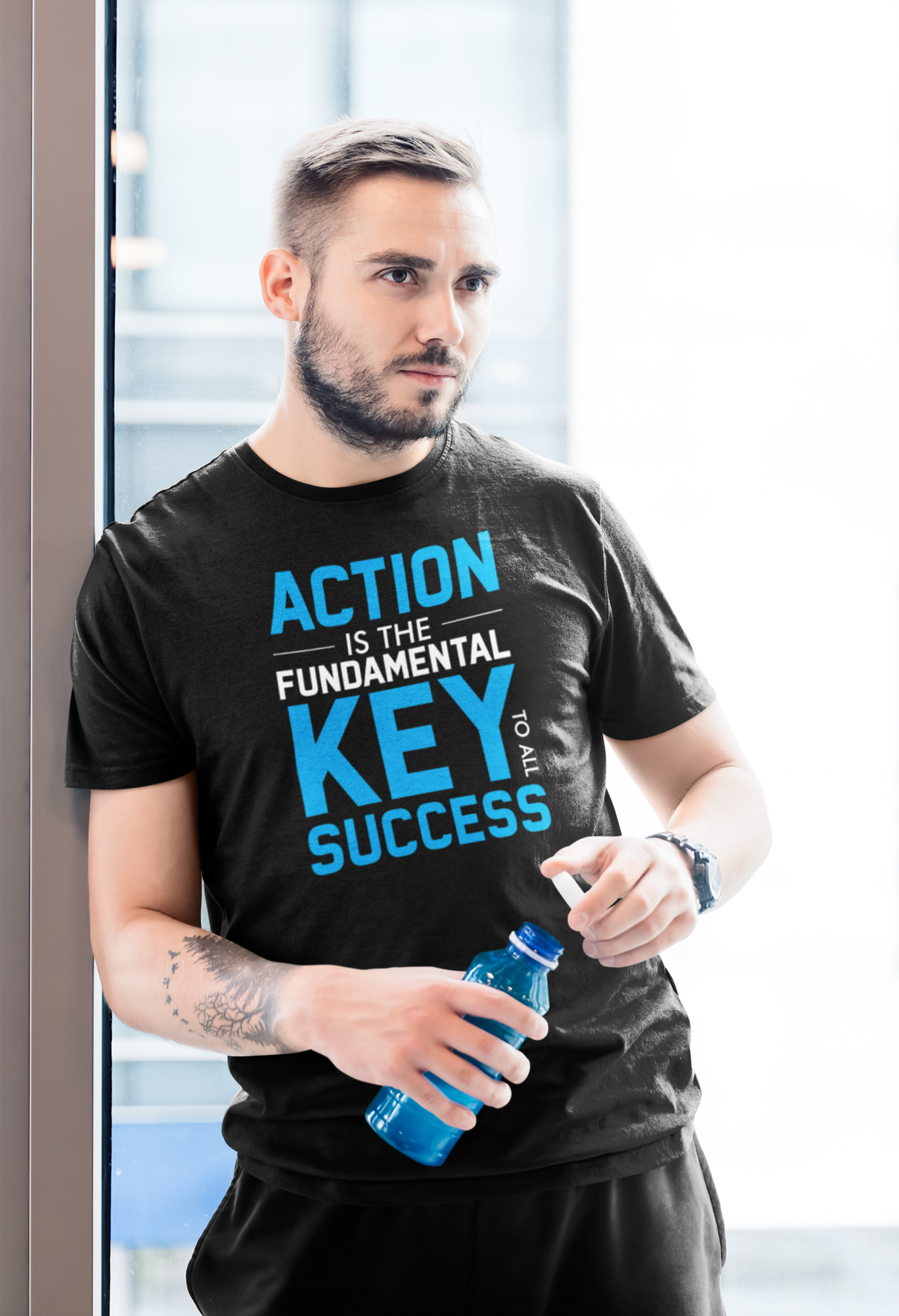 Action Is The Fundamental Key To All Success Short-Sleeve Unisex T-Shirt