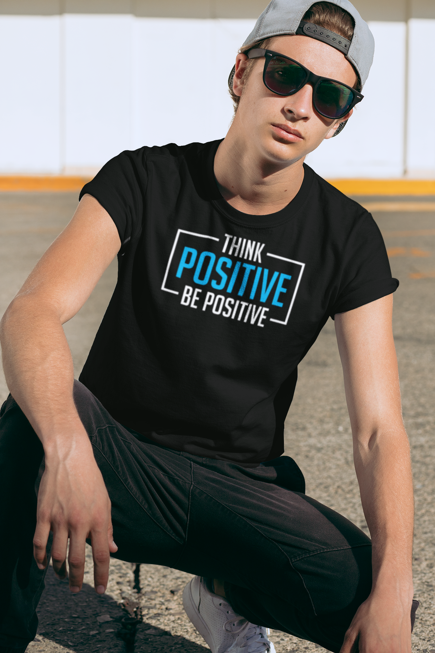 Think Positive Be Positive Short-Sleeve Unisex T-Shirt