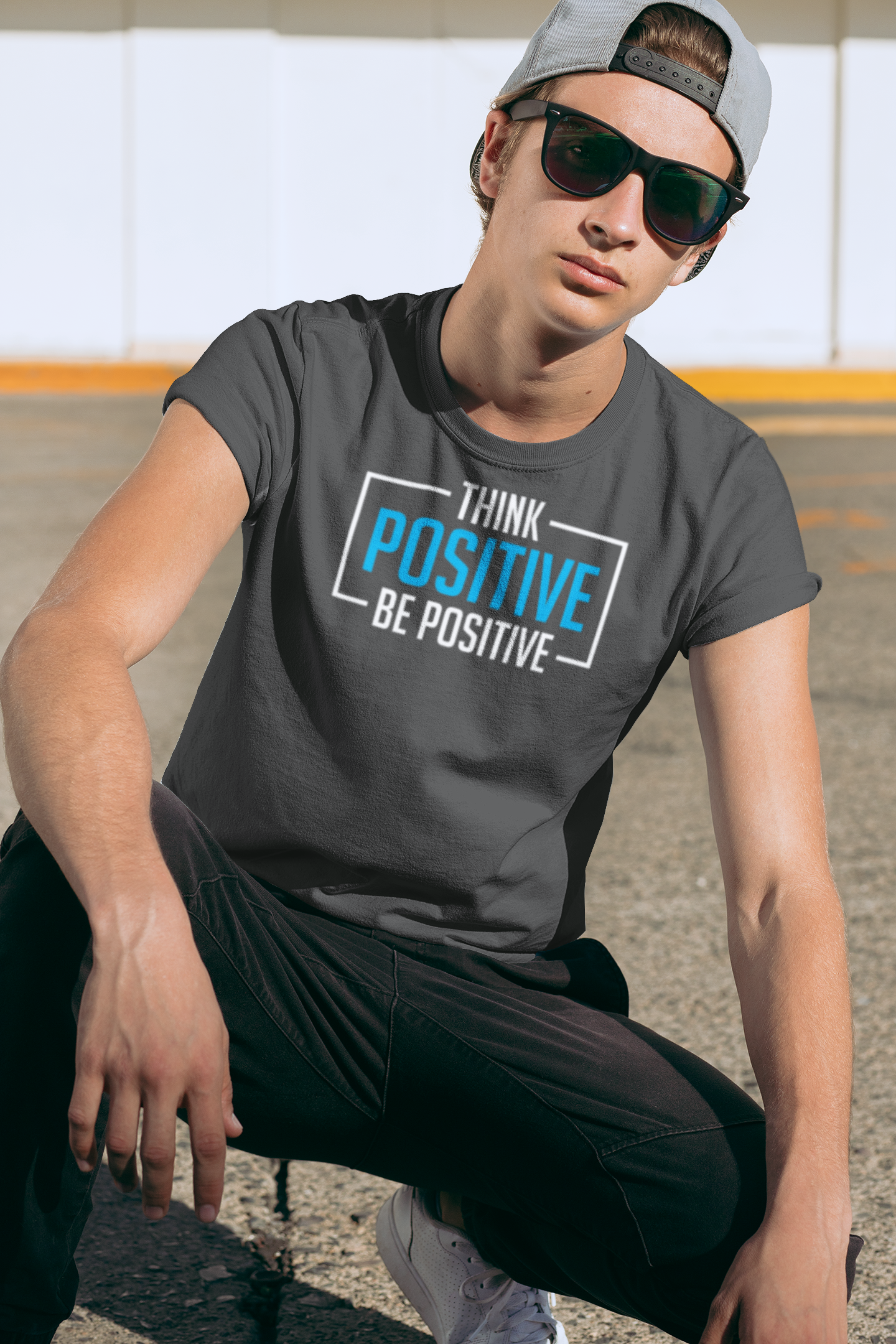 Think Positive Be Positive Short-Sleeve Unisex T-Shirt