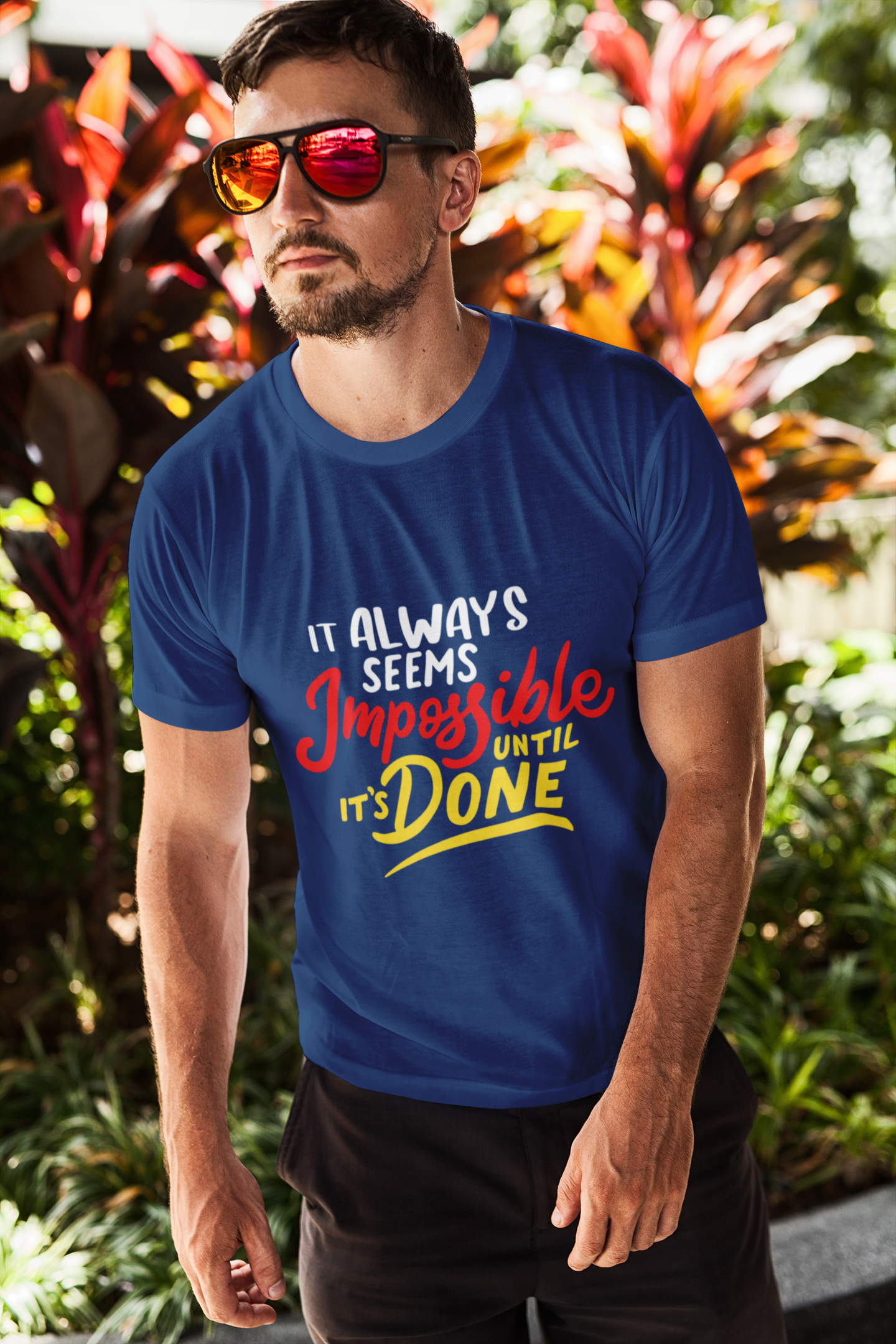 It Always Seems Impossible Until It's Done Short-Sleeve Unisex T-Shirt