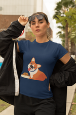 Load image into Gallery viewer, Corgi at Lunch Short-Sleeve Unisex T-Shirt
