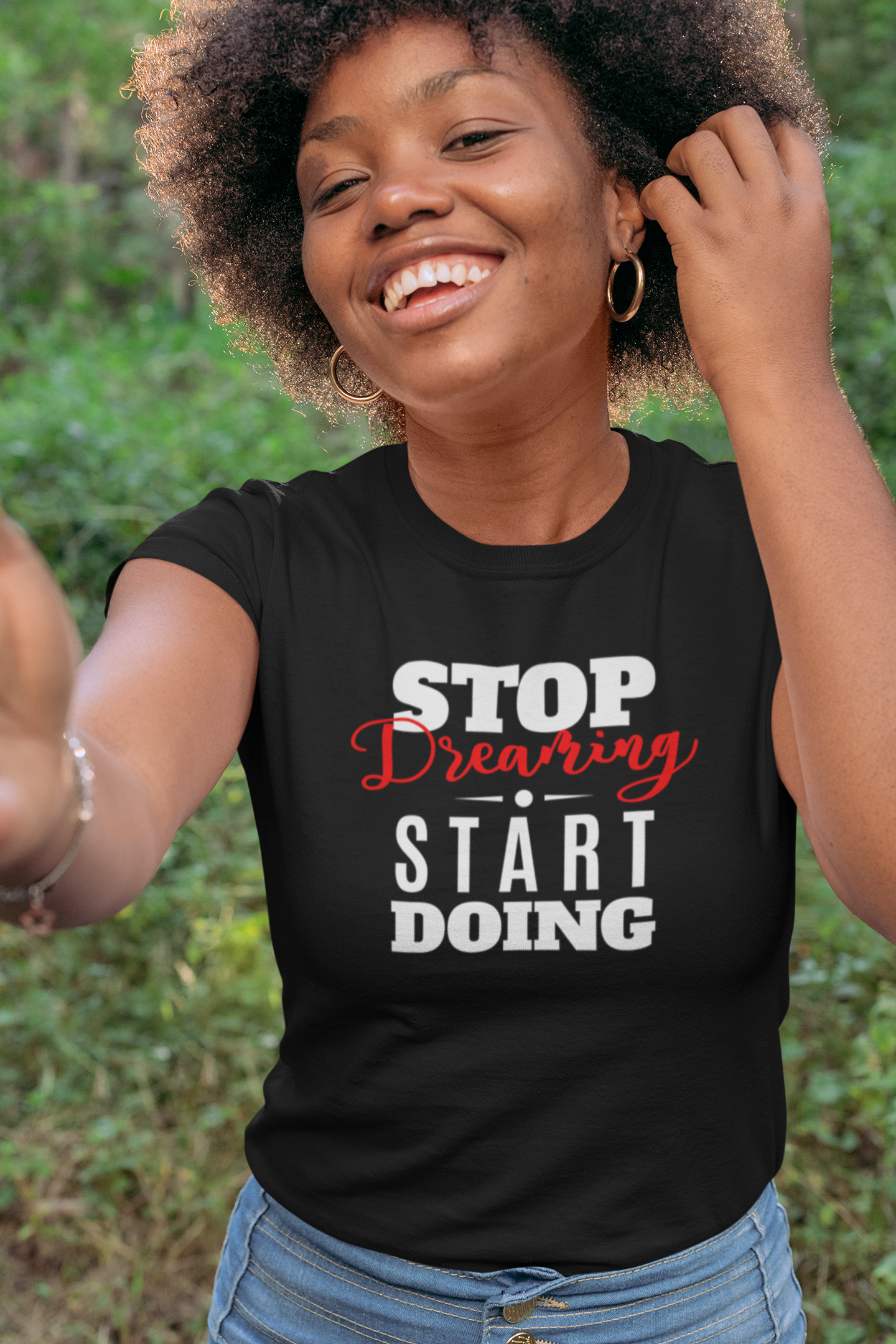 Stop Dreaming Start Doing Short-Sleeve Unisex T-Shirt