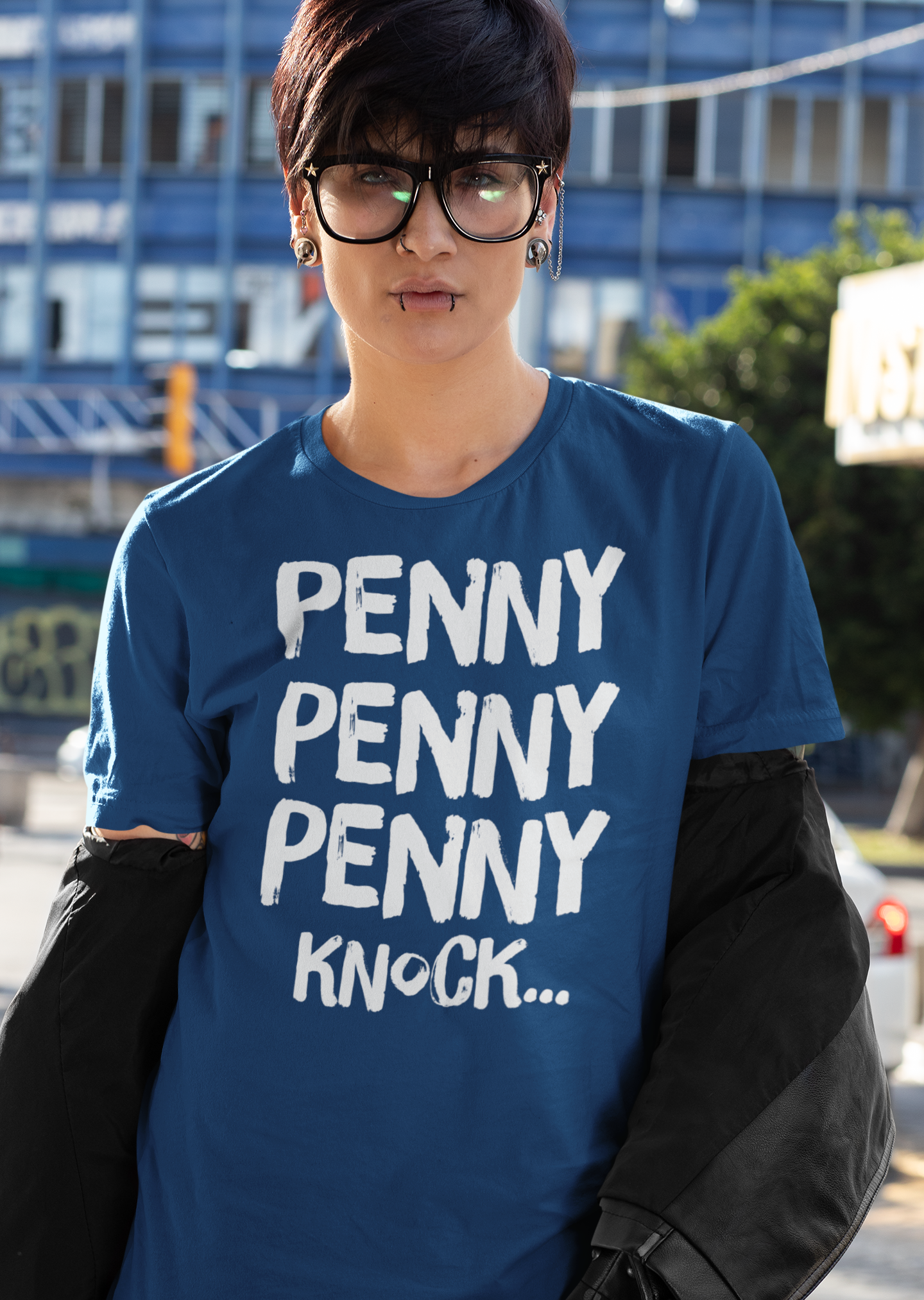 Penny Penny Penny Knock ... Short-Sleeve Unisex T-Shirt