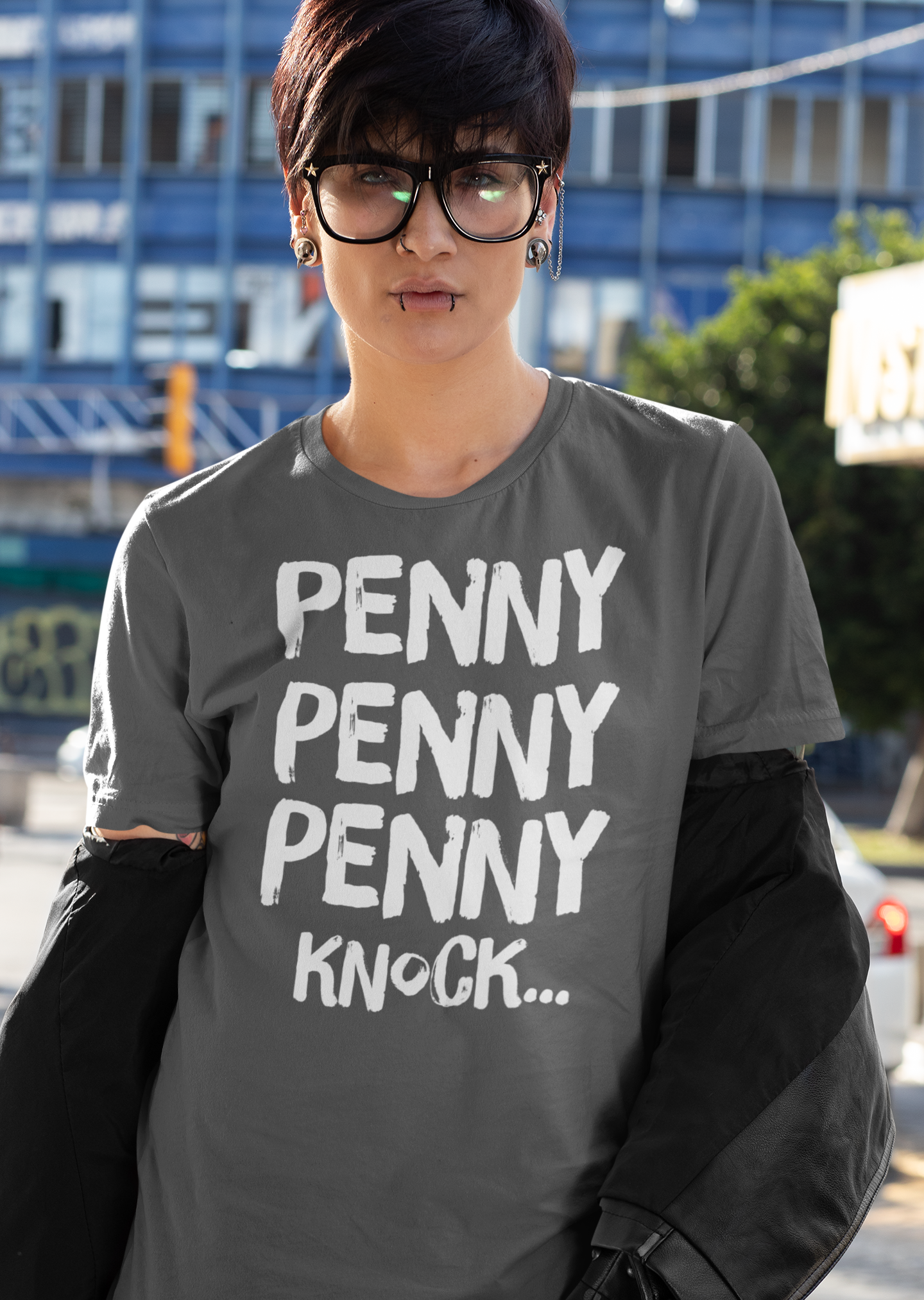 Penny Penny Penny Knock ... Short-Sleeve Unisex T-Shirt